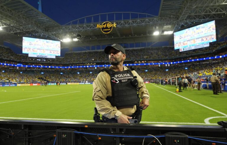 27 arrests on the sidelines of the Copa America final in Miami