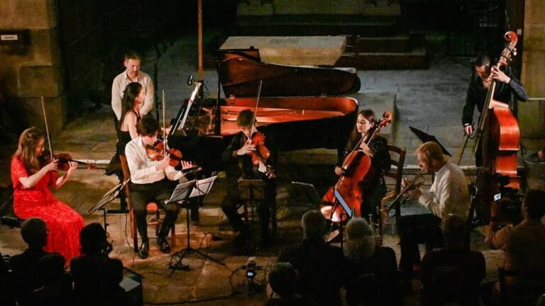 A classical orchestra wanders through the small villages of Creuse