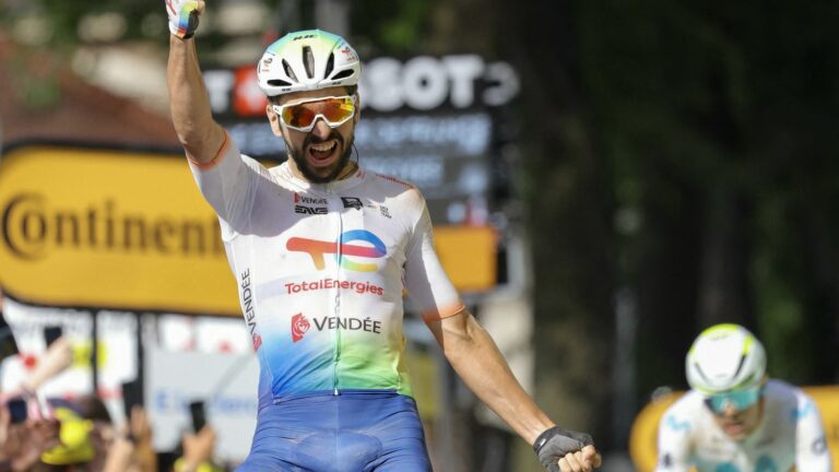 Anthony Turgis wins on the white roads of the 9th stage and signs the 3rd French victory