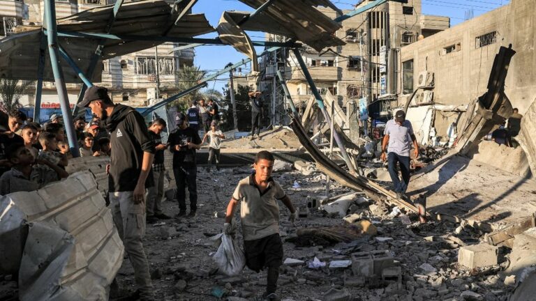 At least 16 dead in Israeli raid on school sheltering displaced people, Palestinian authorities announce