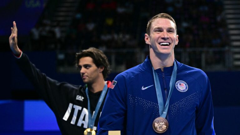 Between Olympic medal and “gender reveal”, the very beautiful evening of the American swimmer Ryan Murphy at the Paris 2024 Olympic Games