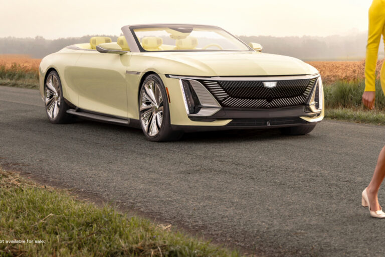 Cadillac unveils sleek electric convertible