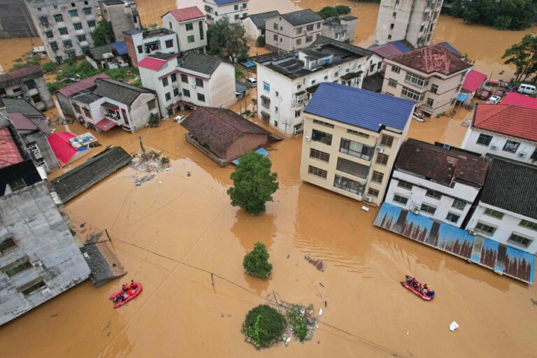 China | More than 240,000 people evacuated due to torrential rains