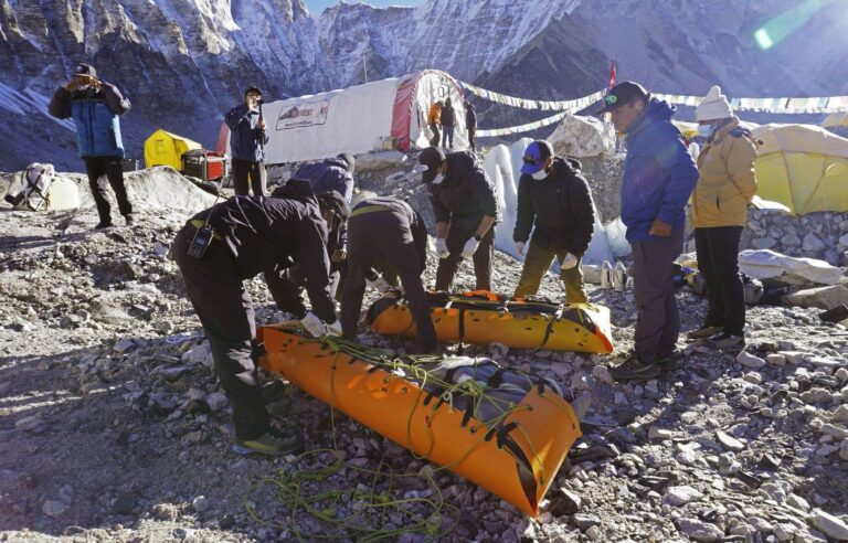 Cleaning Everest’s highest camp will take years