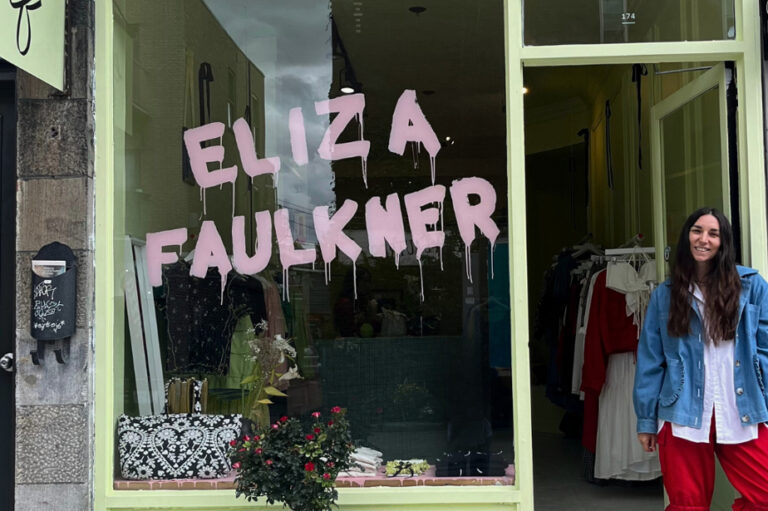 Eliza Faulkner opens her boutique in Mile End