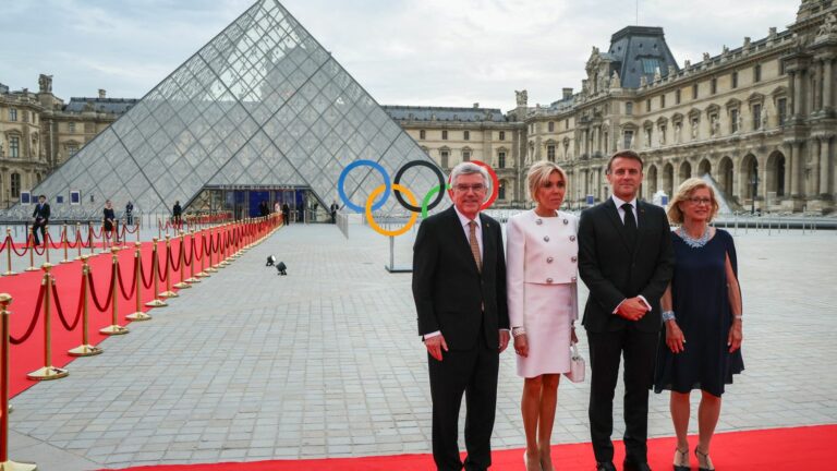 Emmanuel Macron plays the master of ceremonies