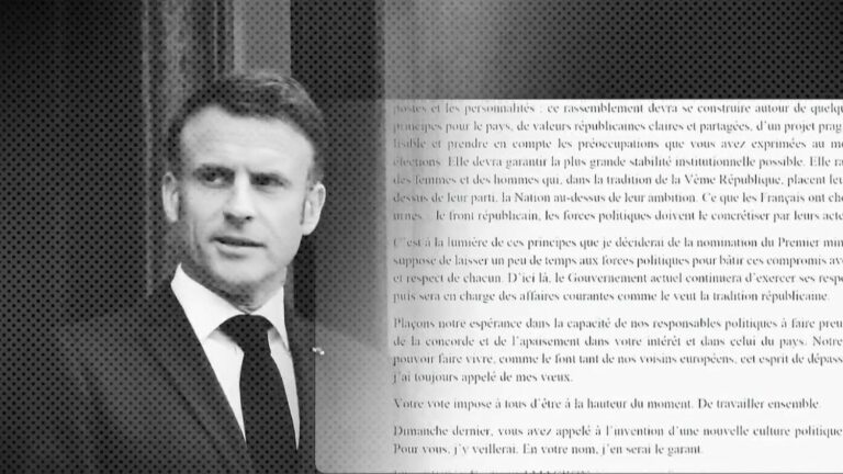 Emmanuel Macron’s letter poorly received by the political class