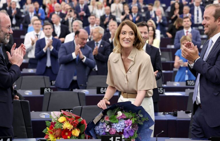 European Parliament re-elects Metsola as its leader, far-right covets positions