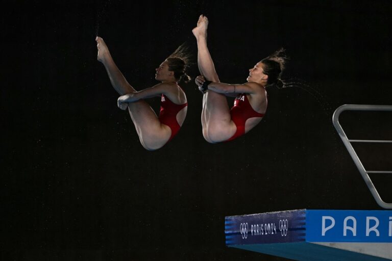 Fourth place in the 10m synchro | Caeli McKay and Kate Miller, between sadness and pride