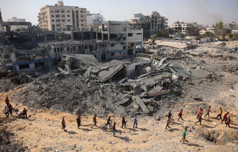 Gaza City Center, From Beating Heart to Desert of Ruins