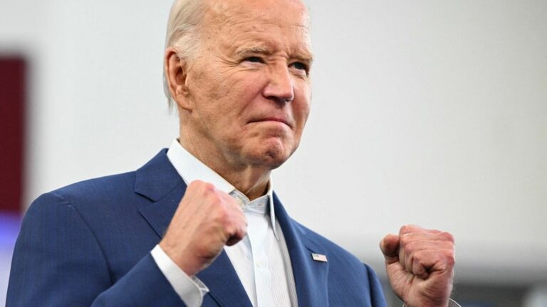 “I’m fine,” Joe Biden insists to supporters in Michigan