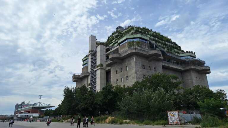 In Hamburg, Germany, a bunker transformed into a tourist complex