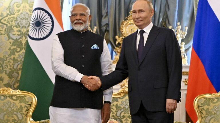 Indian Prime Minister Narendra Modi tells Vladimir Putin that ‘peace is of utmost importance’