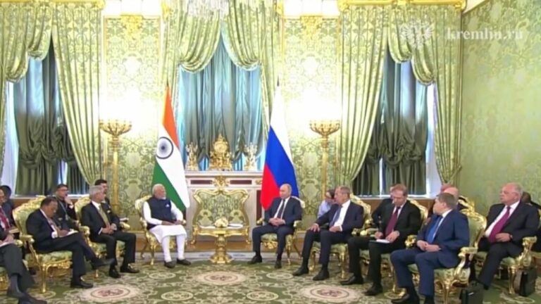 Indian Prime Minister received in Russia