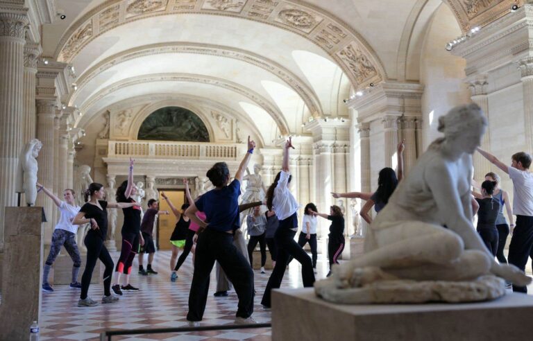 Is doing squats in the Louvre a sport or plagiarism?