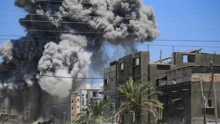 Israeli raids killed more than 30 people in the Gaza Strip this weekend