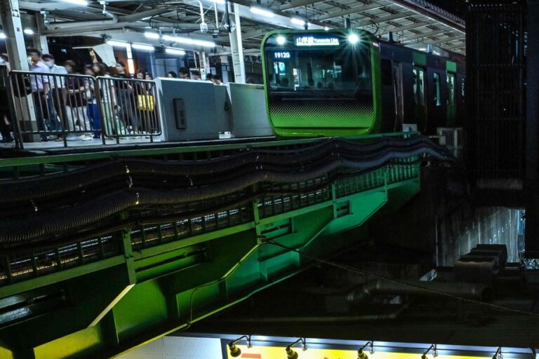 Japan | The bustle of the Yamanote subway line