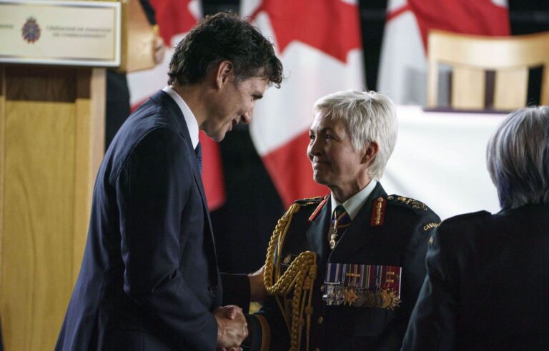 Jennie Carignan officially takes command of the Canadian army