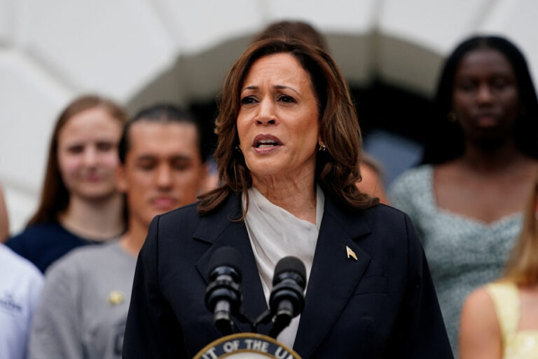 Kamala Harris praises Joe Biden’s record