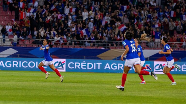 Les Bleues qualified thanks to a sublime goal from Sakina Karchaoui