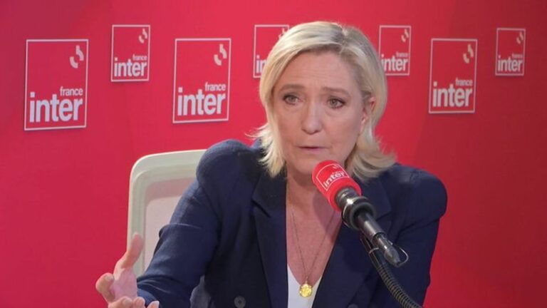 Marine Le Pen suspects Emmanuel Macron of “an administrative coup d’état”, relying on “rumors”