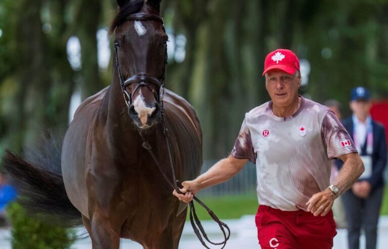 Mario Deslauriers and the Canadian Olympic show jumping team will take the stage on Thursday