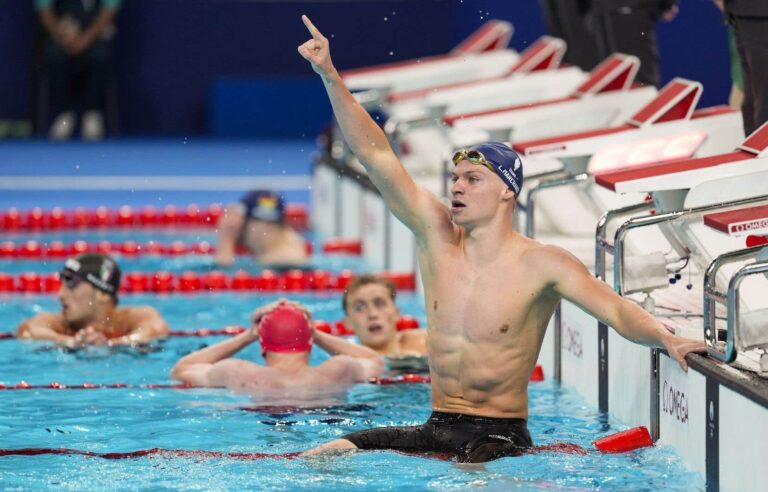 Paris Notebooks: a lively atmosphere for swimmer Léon Marchand