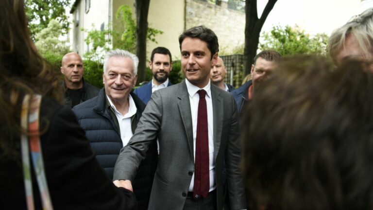 Prime Minister Gabriel Attal largely ahead in the first round with nearly 44% in his stronghold of Hauts-de-Seine