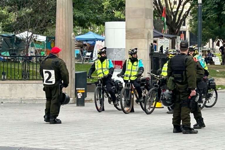 Pro-Palestinian Camp | McGill Closes Campus, Announces Dismantling