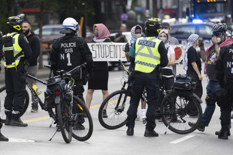 Pro-Palestinian Camp | McGill University Dismantles