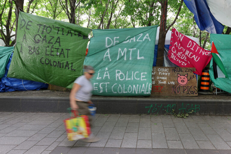 Pro-Palestinian Camps | François Bonnardel Criticizes the Passivity of the City of Montreal