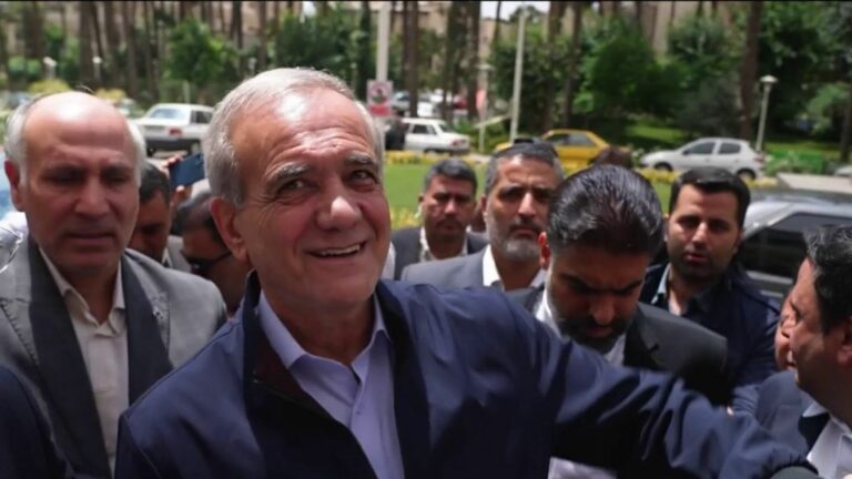 Reform candidate Massoud Pezeshkian was elected president