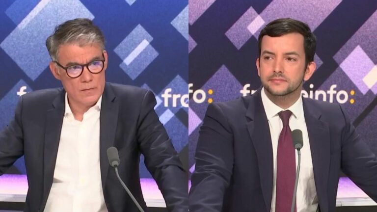 Second round campaign, suspension of unemployment insurance reform… The “8h30 franceinfo” by Jean-Philippe Tanguy and Olivier Faure