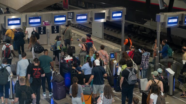 TGV traffic at Montparnasse station in Paris severely disrupted due to fire near the tracks in Eure-et-Loir