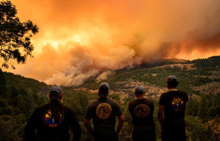 Thousands evacuated in California as megafire grows rapidly