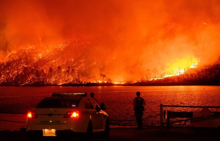 Thousands evacuated in California as wildfires spread