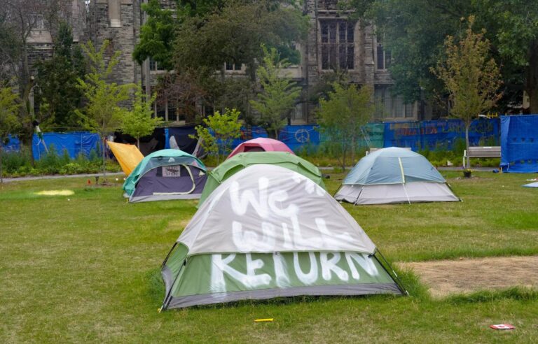 University of Toronto encampment protesters begin dismantling