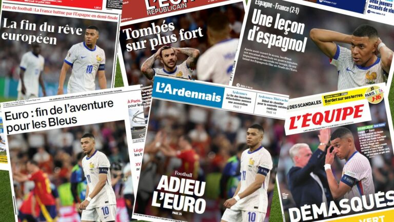 “Unmasked”, “Goodbye Euro”, “A Spanish lesson”… The press review of the elimination of the Blues against Spain