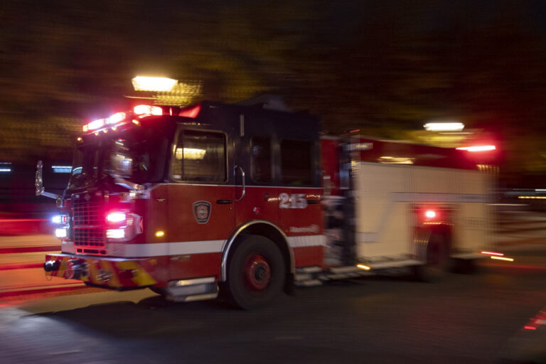 Vehicles set on fire in the Saint-Laurent district