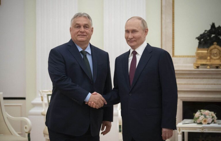 Vladimir Putin welcomes Hungarian Prime Minister’s visit to Kremlin to discuss Ukraine