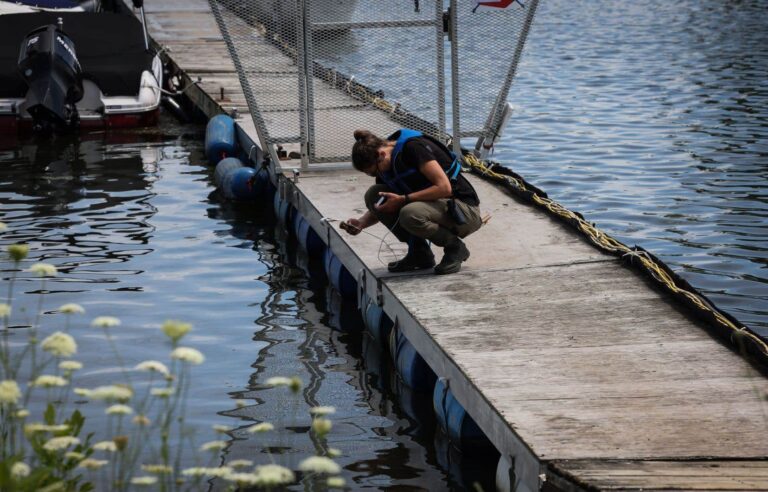 Who is responsible for the engine oil spill in the river?