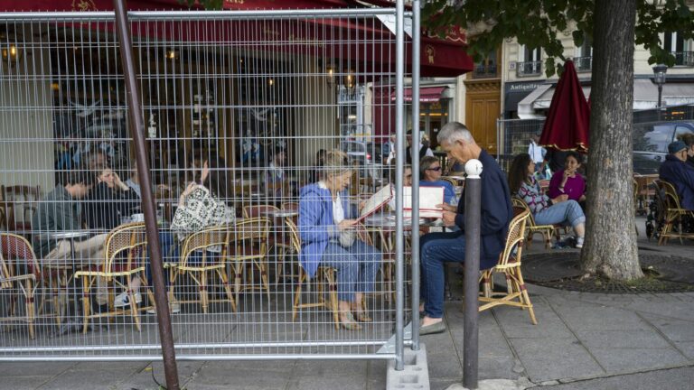 bars in front of restaurants, closed markets… Traders who have been economically affected will indeed be able to ask for compensation