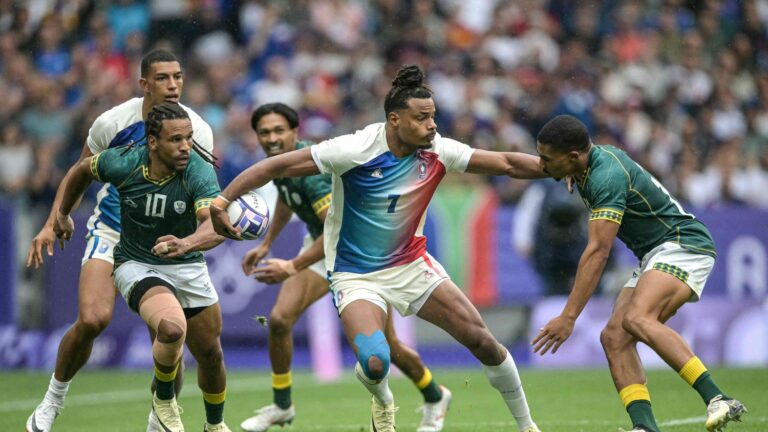 relive the highlights of the qualification for the final of the rugby 7s team of the Paris 2024 Olympic Games