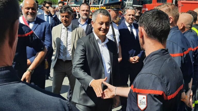 4,000 hectares burned in France compared to 12,000 last year, according to Gérald Darmanin