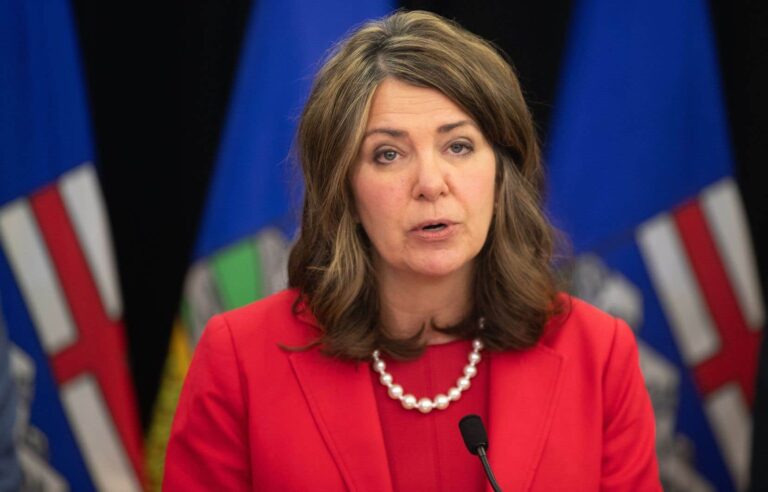 Alberta Premier Danielle Smith promises school pronoun law this fall