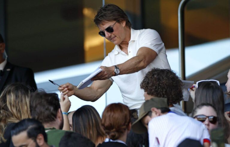 American actor Tom Cruise expected in a high-flying sequence to close the Paris Olympics