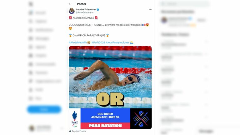 Antoine Griezmann and his “medal alerts” are back on social networks