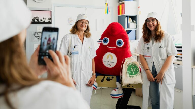 At Clamart Hospital, Mini-Olympics Bring the Magic of the Paris 2024 Games to Sick Children