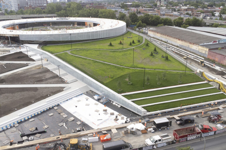 Bellechasse garage construction site | Major flooding will have “impacts,” believes the Société de transport de Montréal