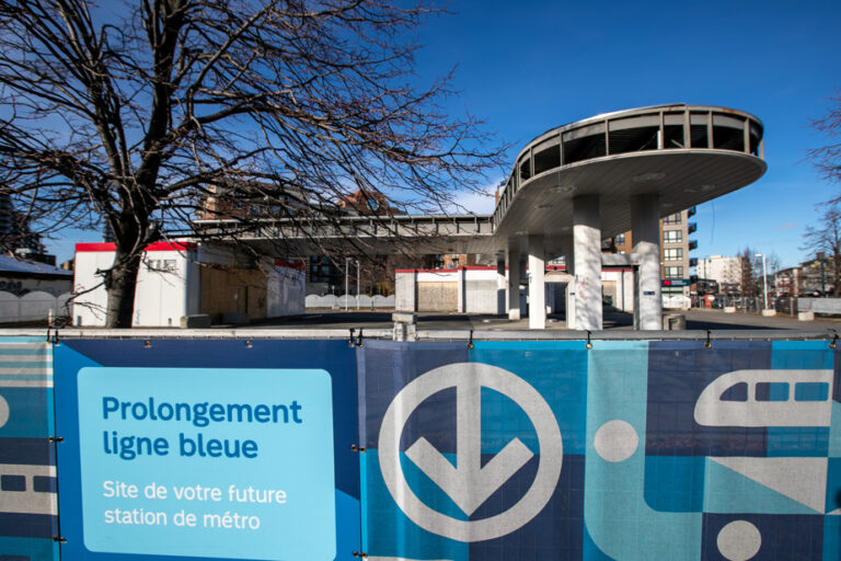 Blue line extension | Difficult traffic on Jean-Talon starting in the fall